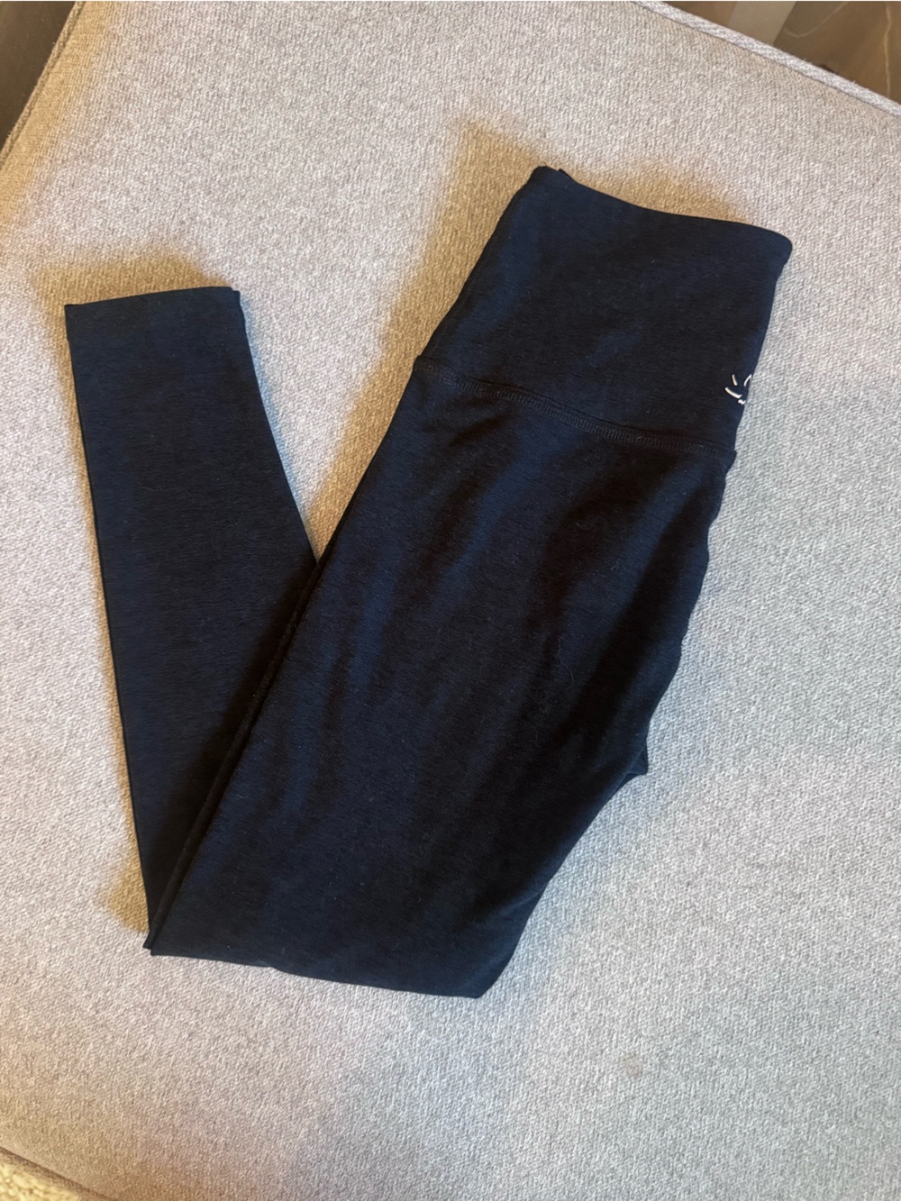 Women’s Beyond Yoga Caught in the Midi spacedye Black High-Waist Leggings-M